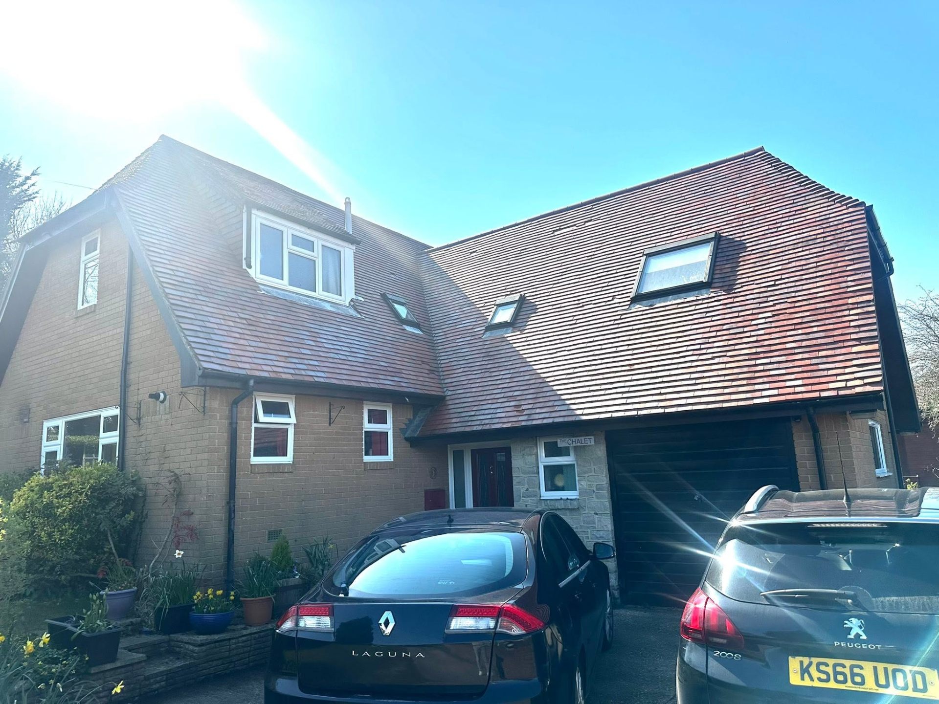 After, Roof softwash, moss & lichen removal, Roof Cleaning, Dorset – Dorset Exterior Cleaning